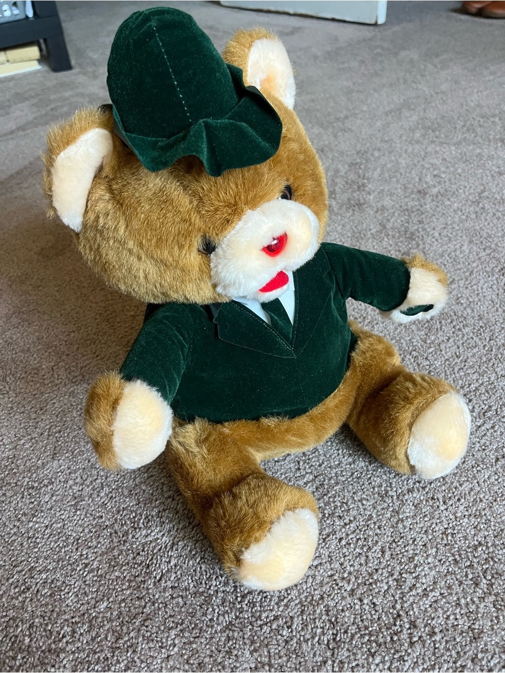 VTG ‘85 Smart Sam The Talking Bear Plush Toy - Picture 2 of 6